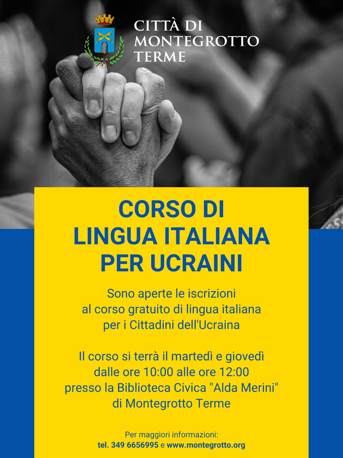 corso di italiano per ucraini a Montegrotto Terme