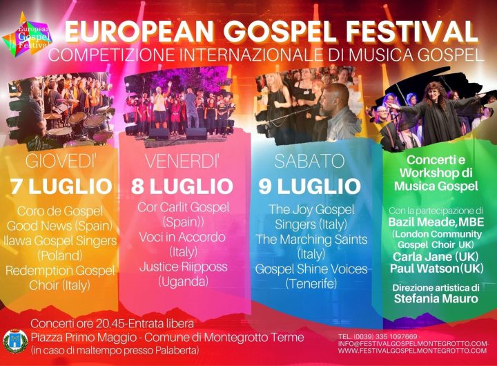 european gospel festival Montegrotto Terme